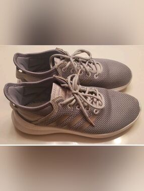 Adidas Gray Running Shoes Womens Size 8 Pre Owned